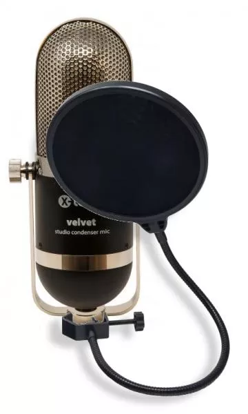 Pack de micrófonos con soporte X-tone Velvet + XM 5200 Filtre Anti Pop