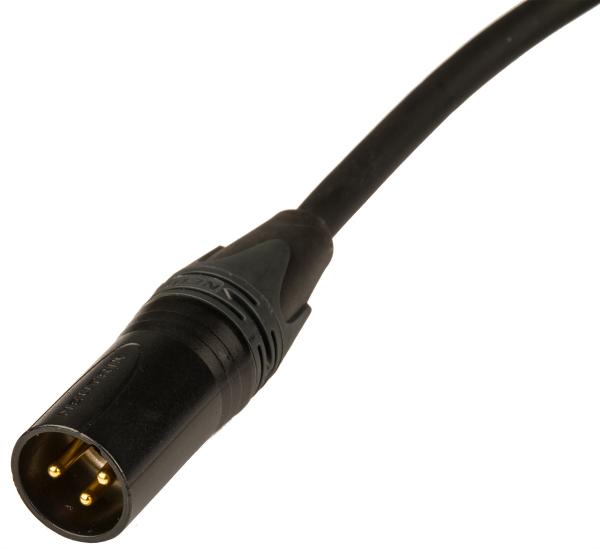 Cable X-tone X3001-6M - XLR(M) / XLR(F) Golden Series