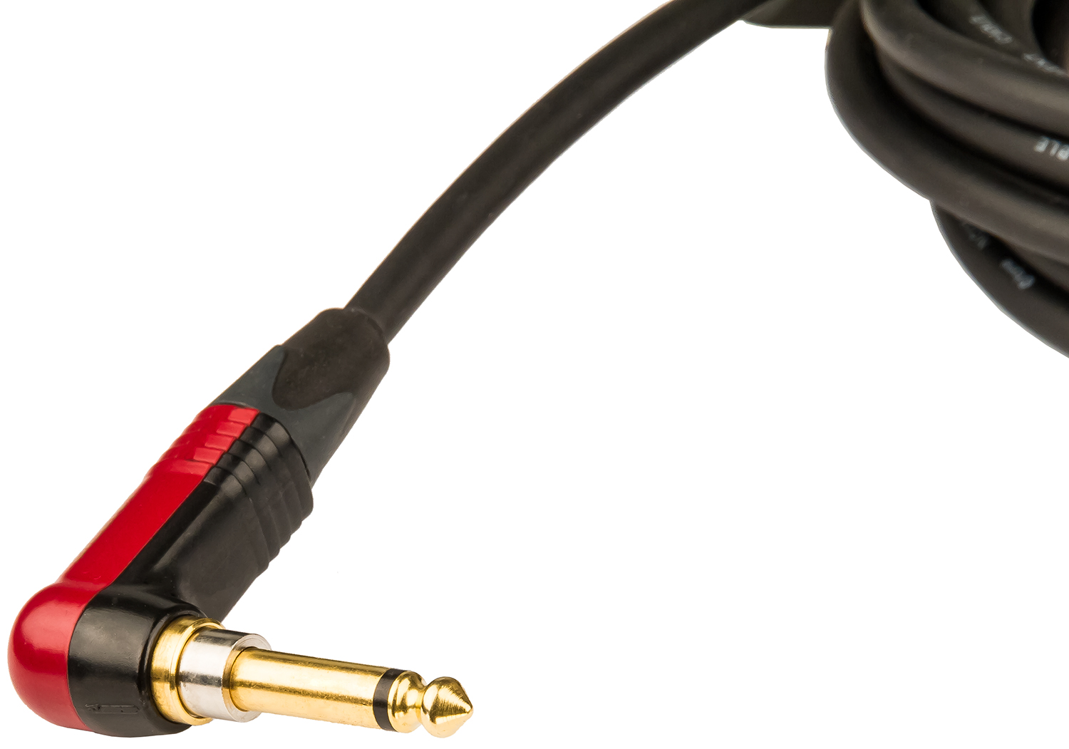 X-tone X3071-6m Instrument Cable Golden Neutrik Silent Droit/coude 6m - Cable - Variation 2