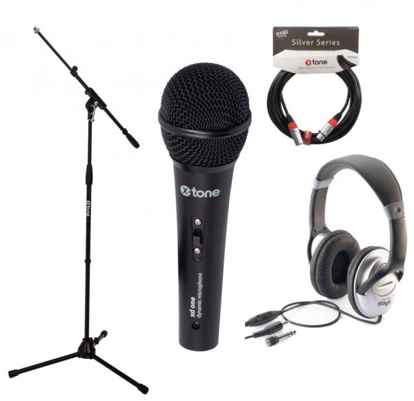 Pack de micrófonos con soporte X-tone Xd-One pack chant débutant + SHP 2300H