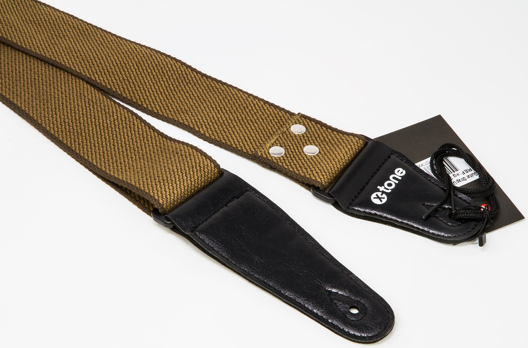 X-tone Xg 3108 Cotton Guitar Strap Khaki - Correa - Variation 1