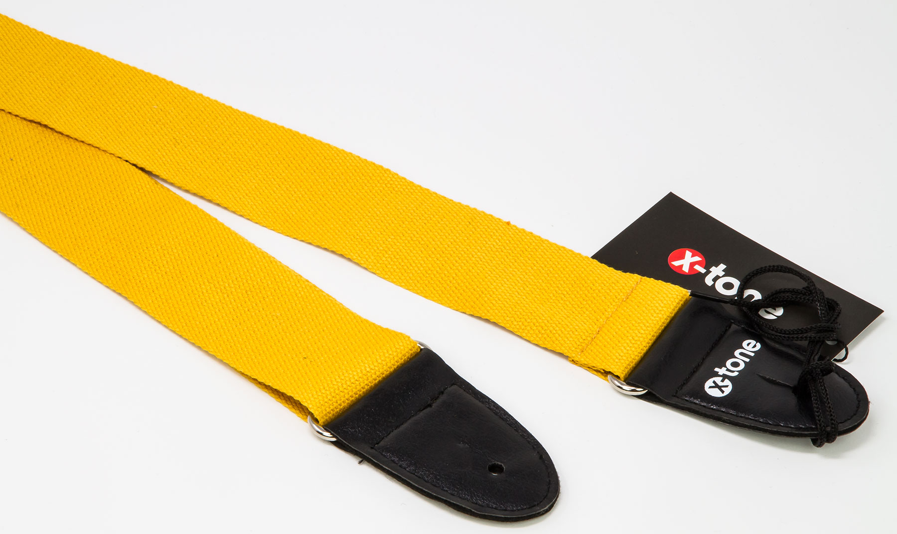 X-tone Xg 3110 Cotton Metal Buckle Guitar Strap Yellow - Correa - Variation 1