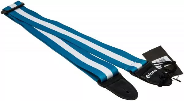 Correa X-tone XG 3113 Nylon Guitar Strap Stripe - Blue & White