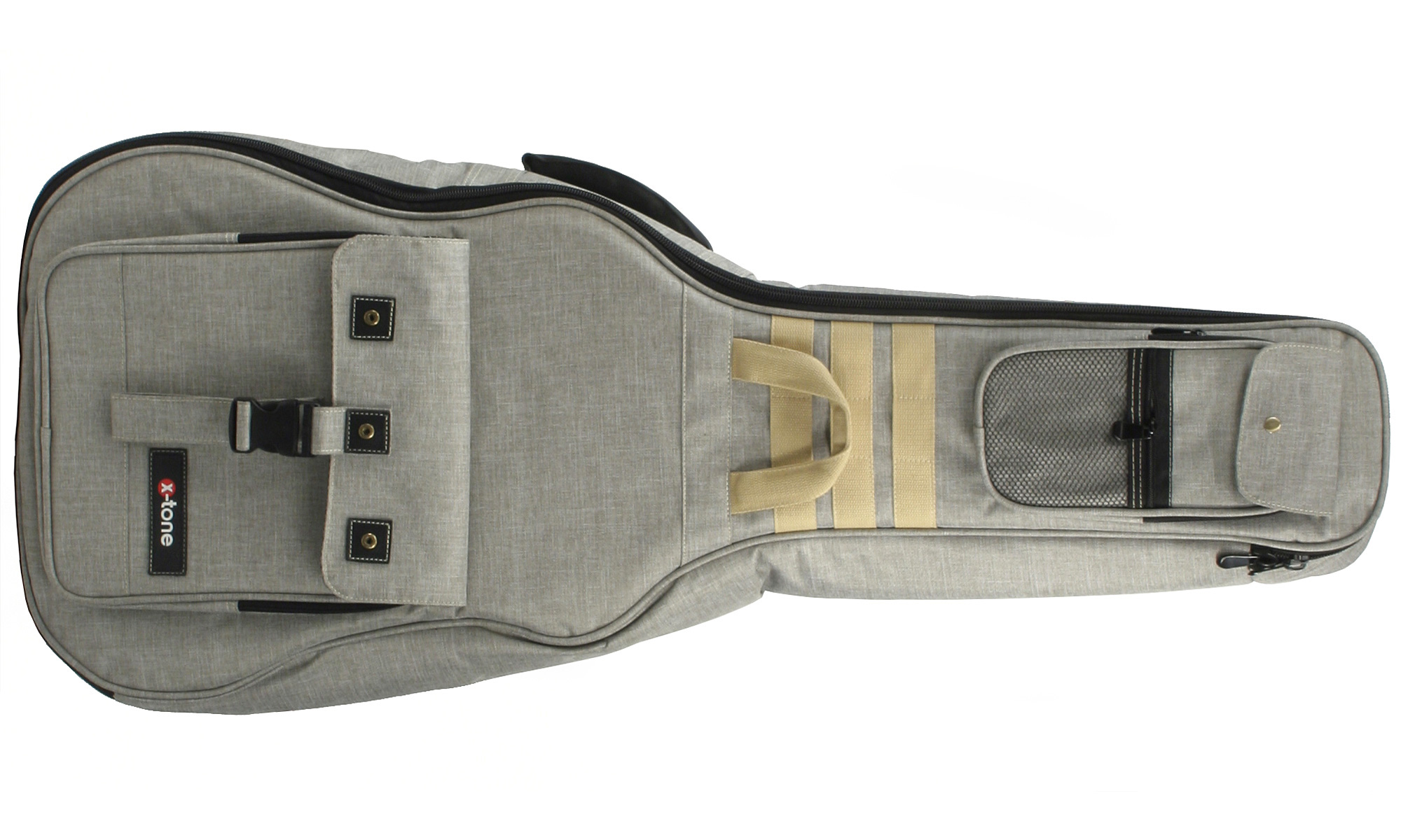 X-tone 2030 Bas-gy Deluxe Nylon Bass Grey (2059) - Funda para bajo eléctrico - Variation 1