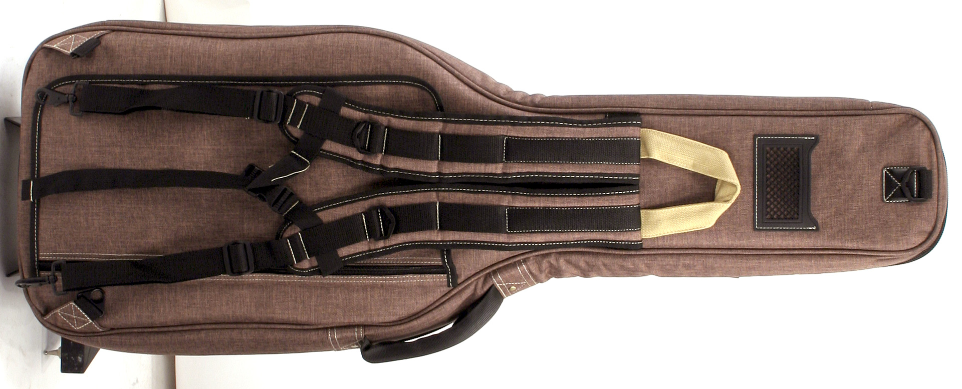 X-tone 2054 Deluxe Nylon Electric Brown - Bolsa para guitarra eléctrica - Variation 9
