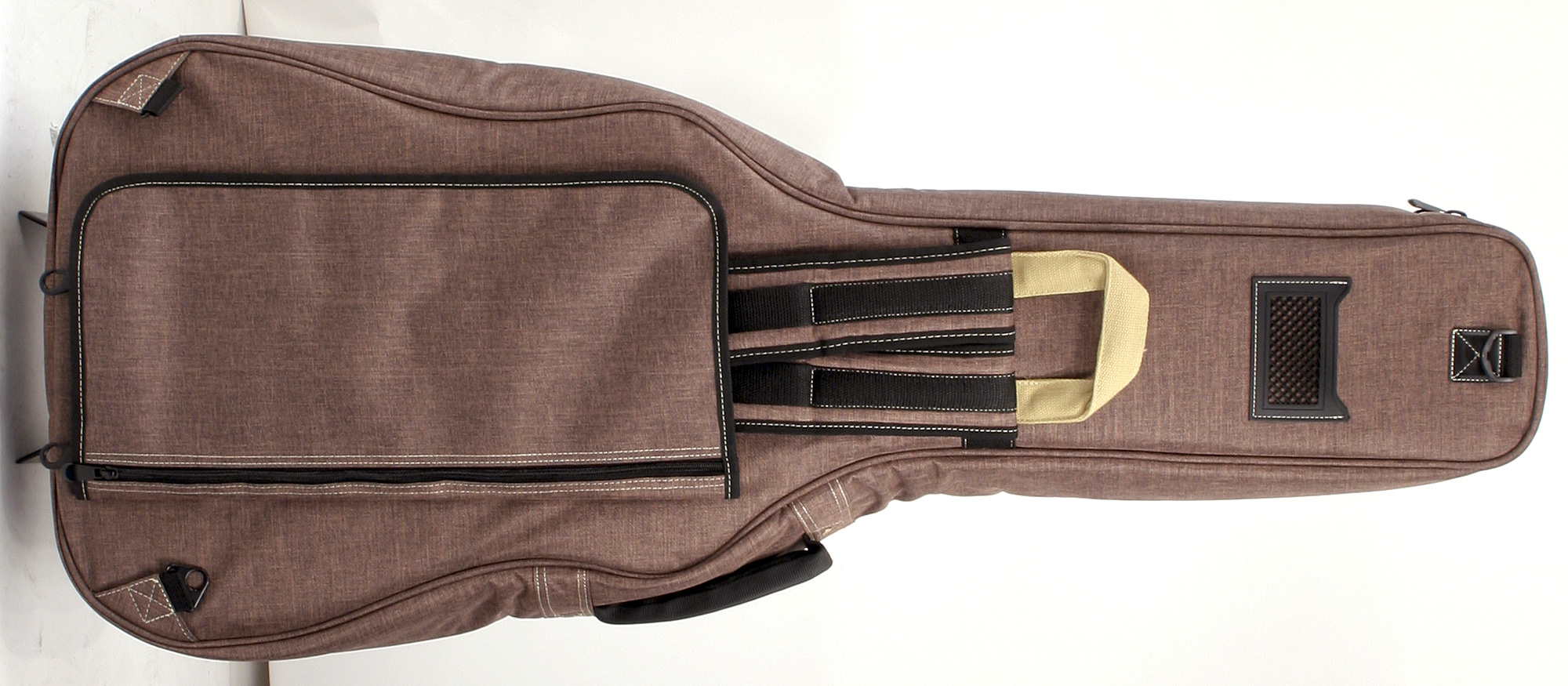 X-tone 2054 Deluxe Nylon Electric Brown - Bolsa para guitarra eléctrica - Variation 1
