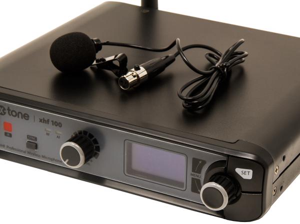 Micrófono inalámbrico de solapa  X-tone XHF100L Systeme HF Cravate Frequence Fixe