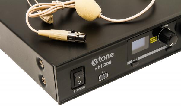 Micrófono inalámbrico headset X-tone XHF200H Systeme HF Serre Tete Multi Frequences