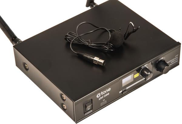 Micrófono inalámbrico de solapa  X-tone XHF200L Systeme HF Micro Cravate Multi Frequences