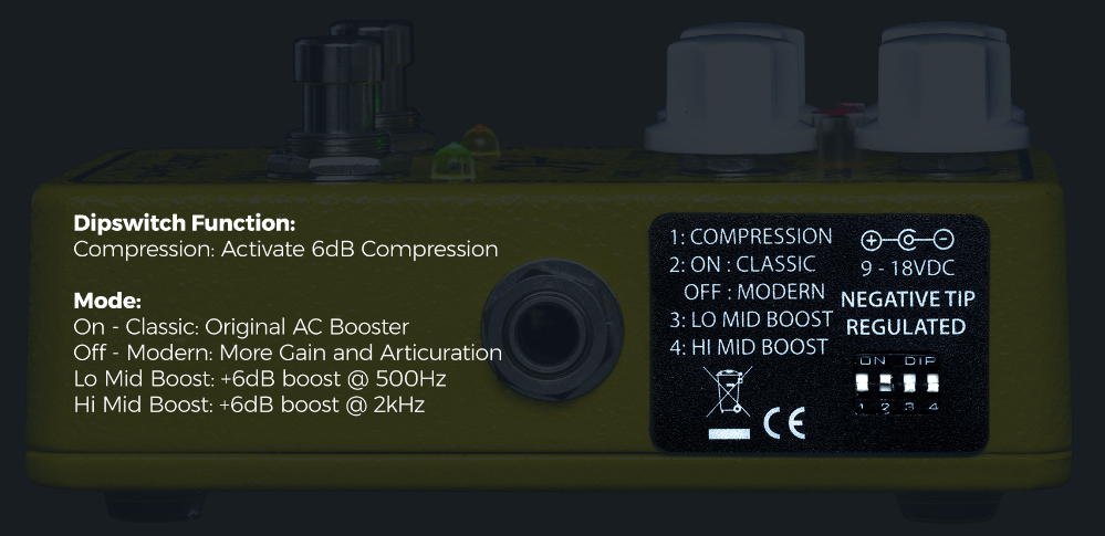 Xotic Ac Booster V2 - Pedal de volumen / booster / expresión - Variation 4
