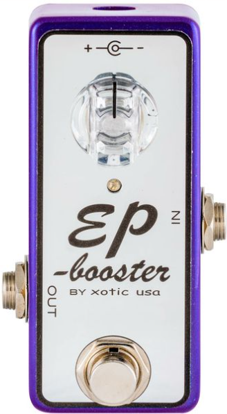 Xotic Ep Booster 15th Ann. Ltd Metallic Purple - Pedal de volumen / booster / expresión - Main picture