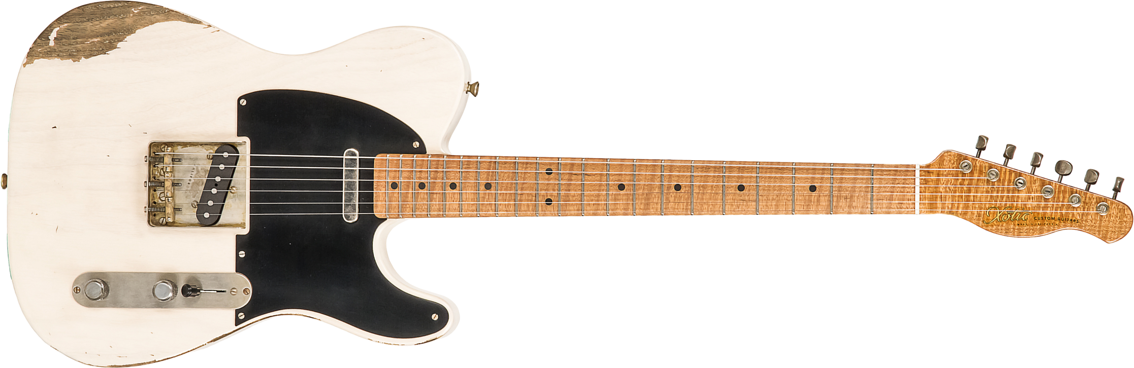 Xotic Xtc-1 Ash California Class 2s Mn #1617 - Heavy Aging White Blonde - Guitarra eléctrica con forma de str. - Main picture