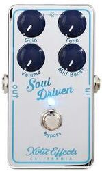 Pedal overdrive / distorsión / fuzz Xotic Soul Driven