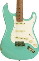 Guitarra eléctrica con forma de str. Xotic California Classic XSC-1 Alder - Medium aging seafoam green