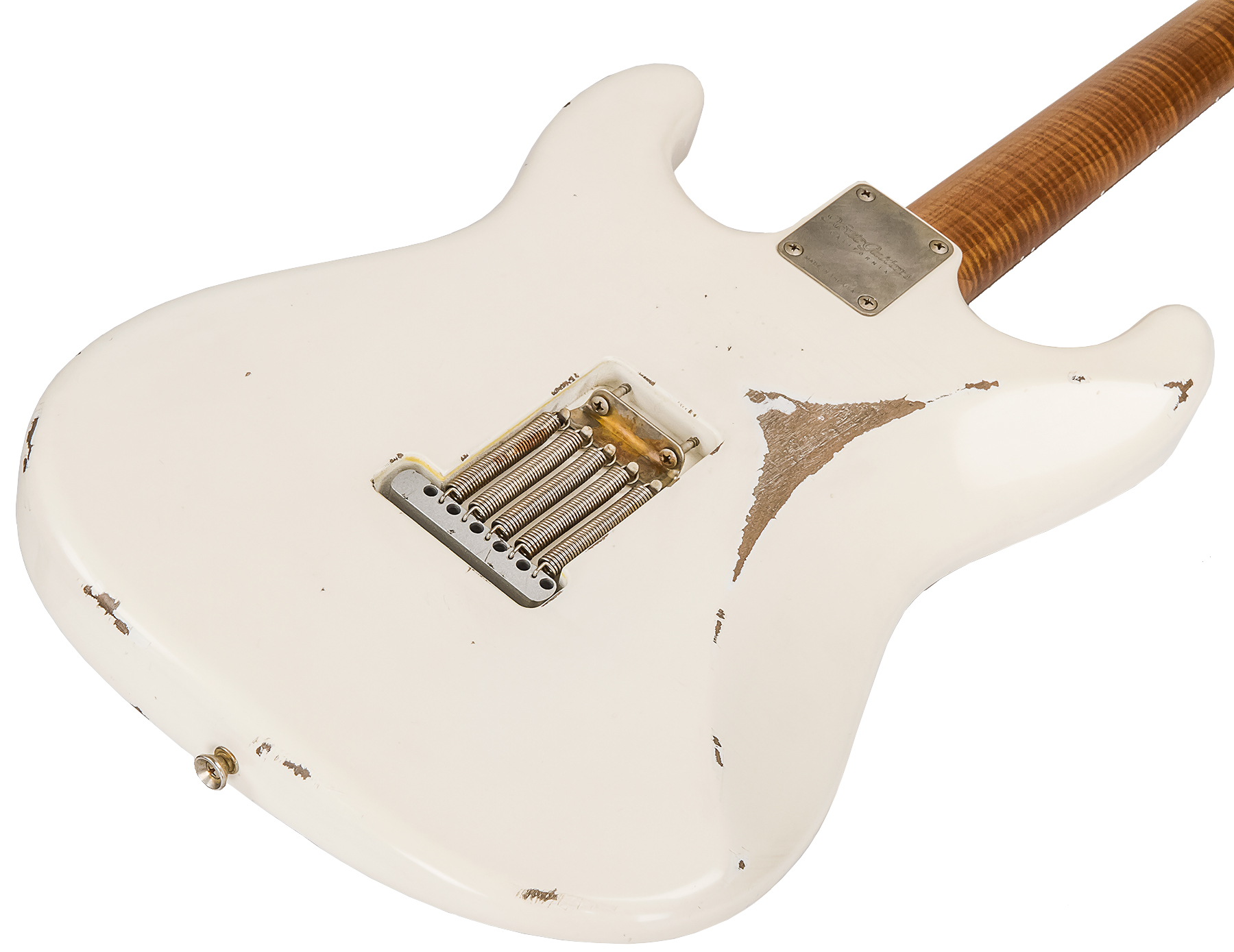 Xotic Xsc-1 Alder California Class 3s Rw #1624r - Heavy Aging Vintage White - Guitarra eléctrica con forma de str. - Variation 4
