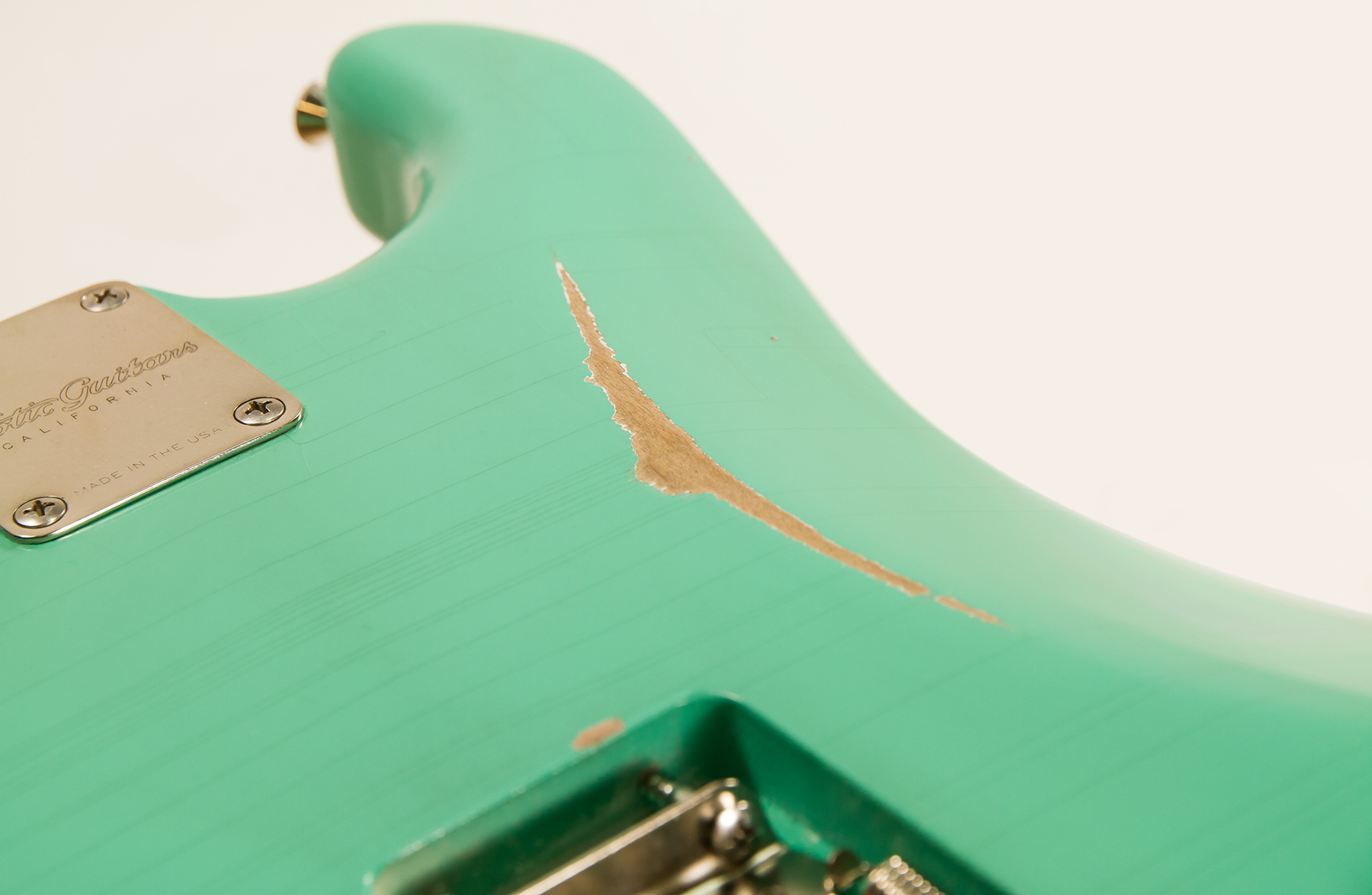 Xotic Xsc-1 Alder California Classic 3s Mn - Medium Aging Seafoam Green - Guitarra eléctrica con forma de str. - Variation 4