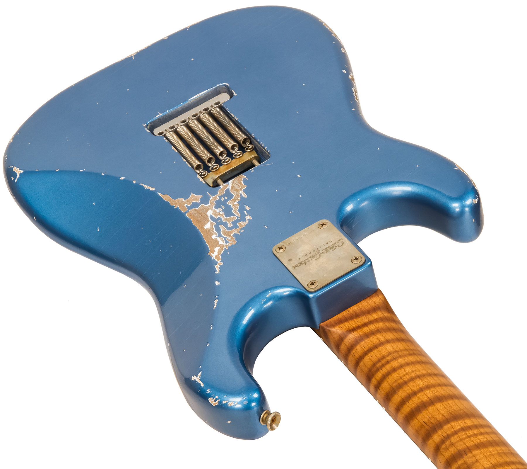 Xotic Xsc-2 Alder California Class Hss Rw #1628 - Heavy Aging Lake Placid Blue - Guitarra eléctrica con forma de str. - Variation 3