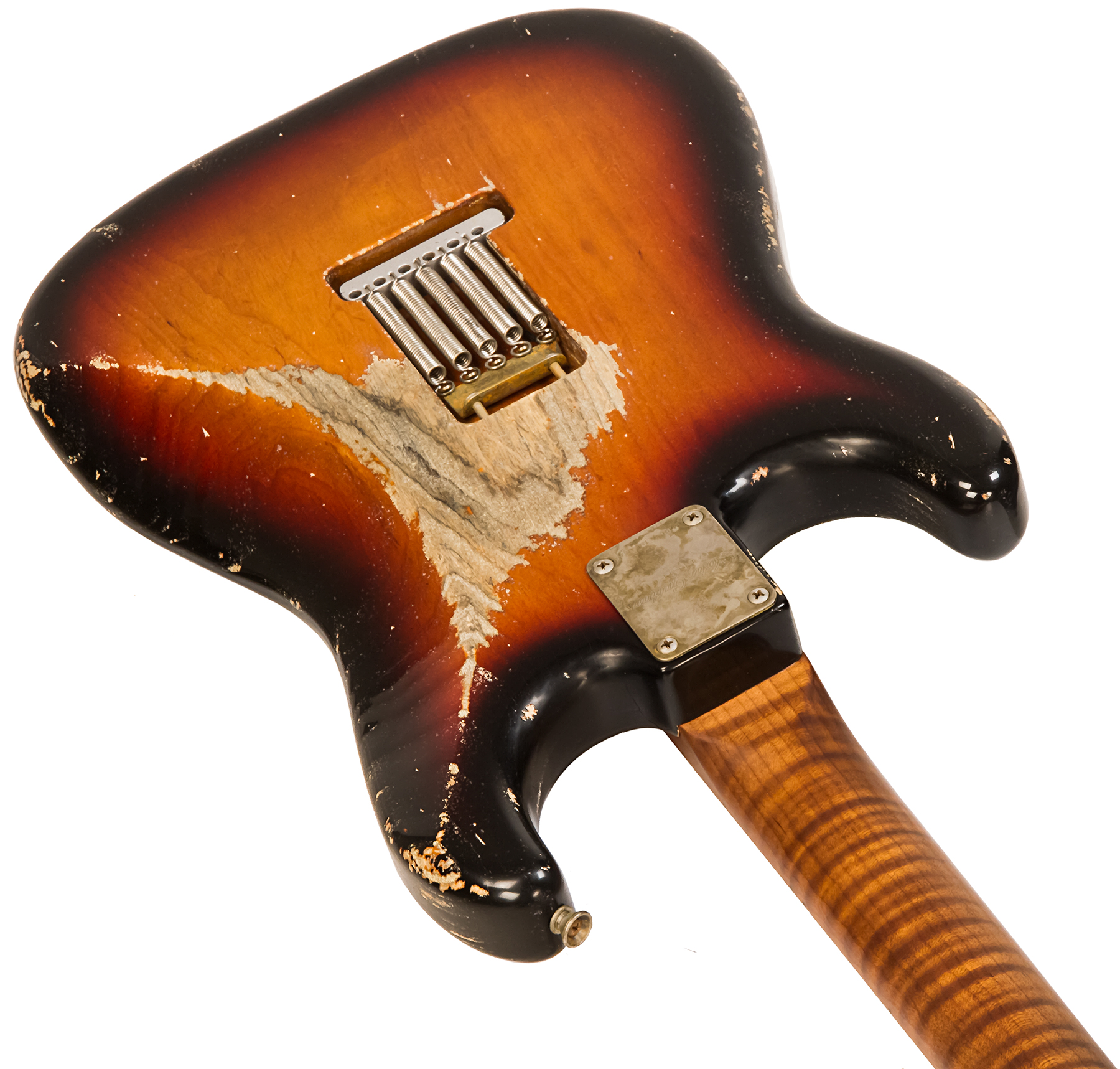 Xotic Xsc-2 Ash Calif. Class Hss Rw #2090 - Super Heavy Aging 3 Tone Burst - Guitarra eléctrica con forma de str. - Variation 2