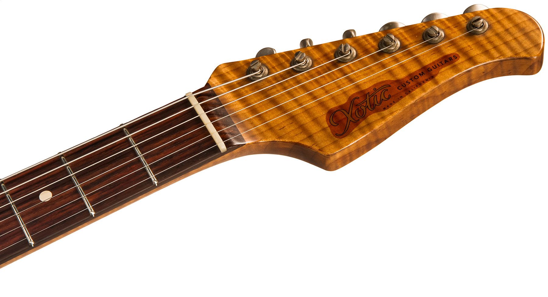Xotic Xsc-2 Ash Calif. Class Hss Rw #2090 - Super Heavy Aging 3 Tone Burst - Guitarra eléctrica con forma de str. - Variation 4