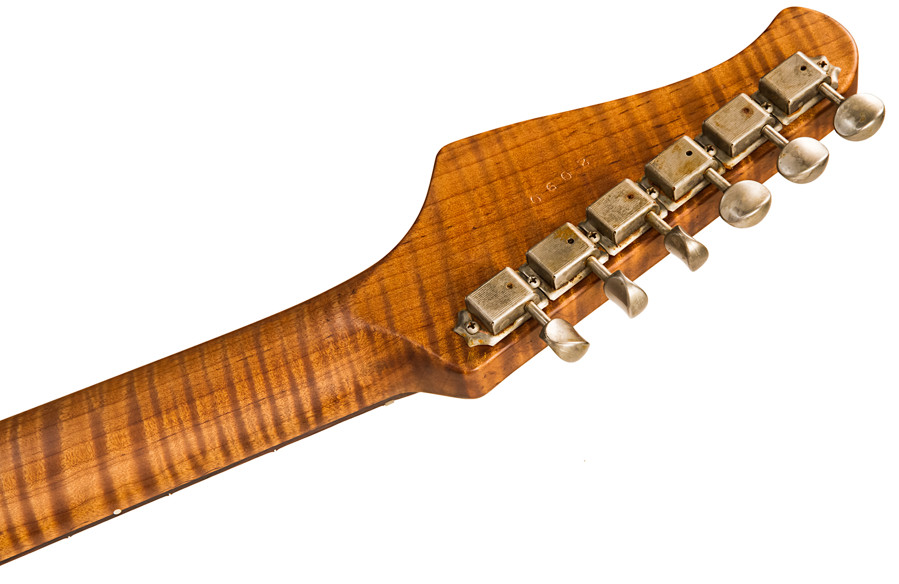 Xotic Xsc-2 Ash Calif. Class Hss Rw #2090 - Super Heavy Aging 3 Tone Burst - Guitarra eléctrica con forma de str. - Variation 5