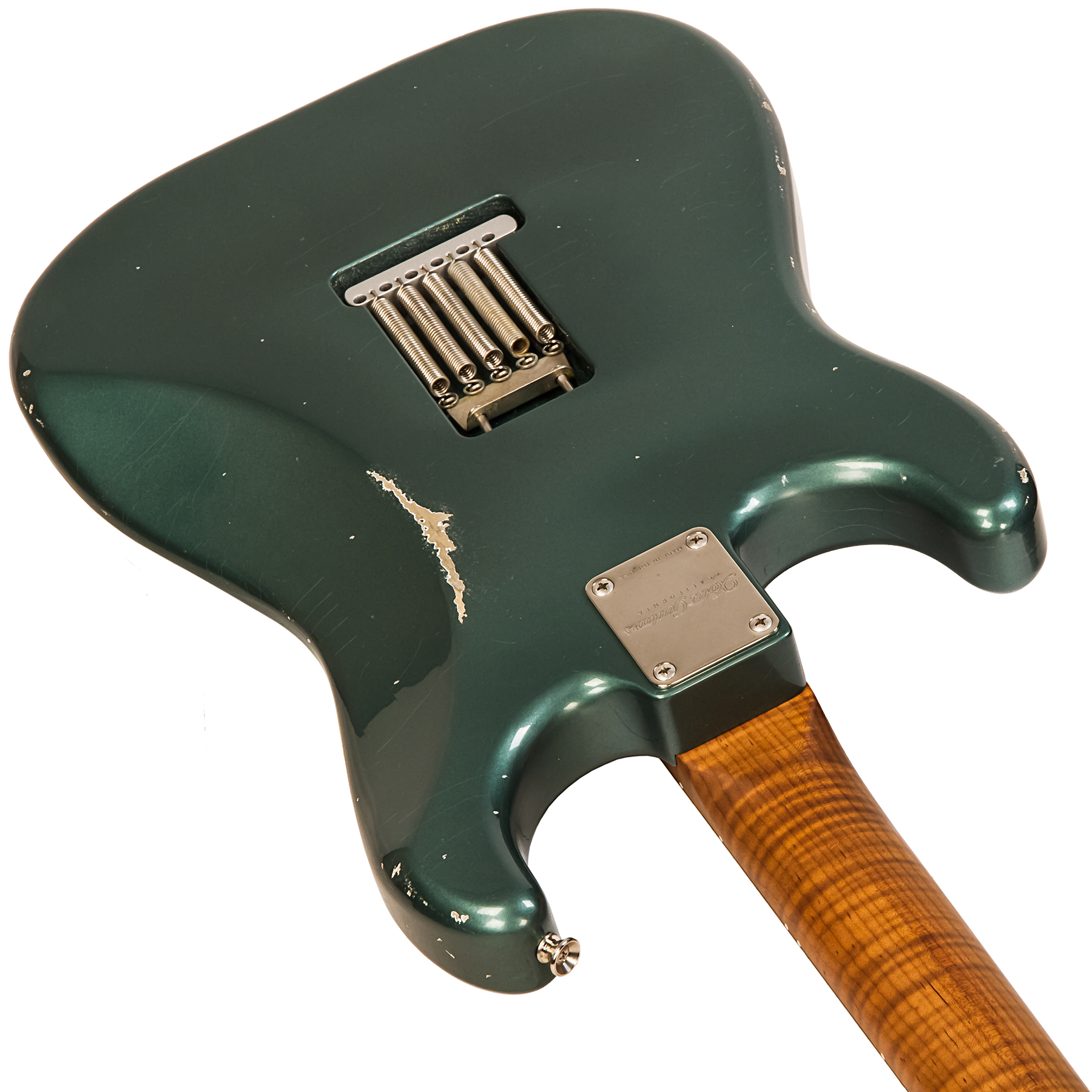 Xotic Xsc-2 Ash Calif. Class Hss Trem Rw #2094 - Medium Aging Sherwood Green - Guitarra eléctrica con forma de str. - Variation 2