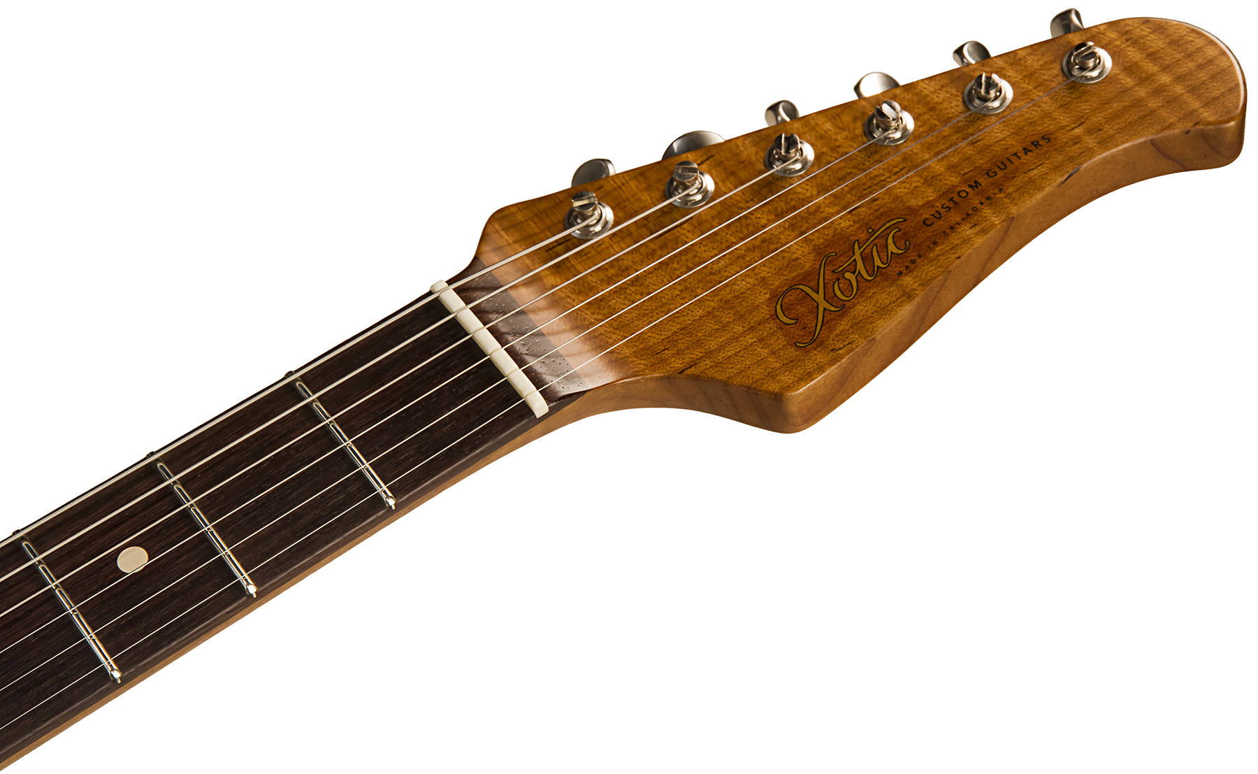 Xotic Xsc-2 Ash Calif. Class Hss Trem Rw #2094 - Medium Aging Sherwood Green - Guitarra eléctrica con forma de str. - Variation 3