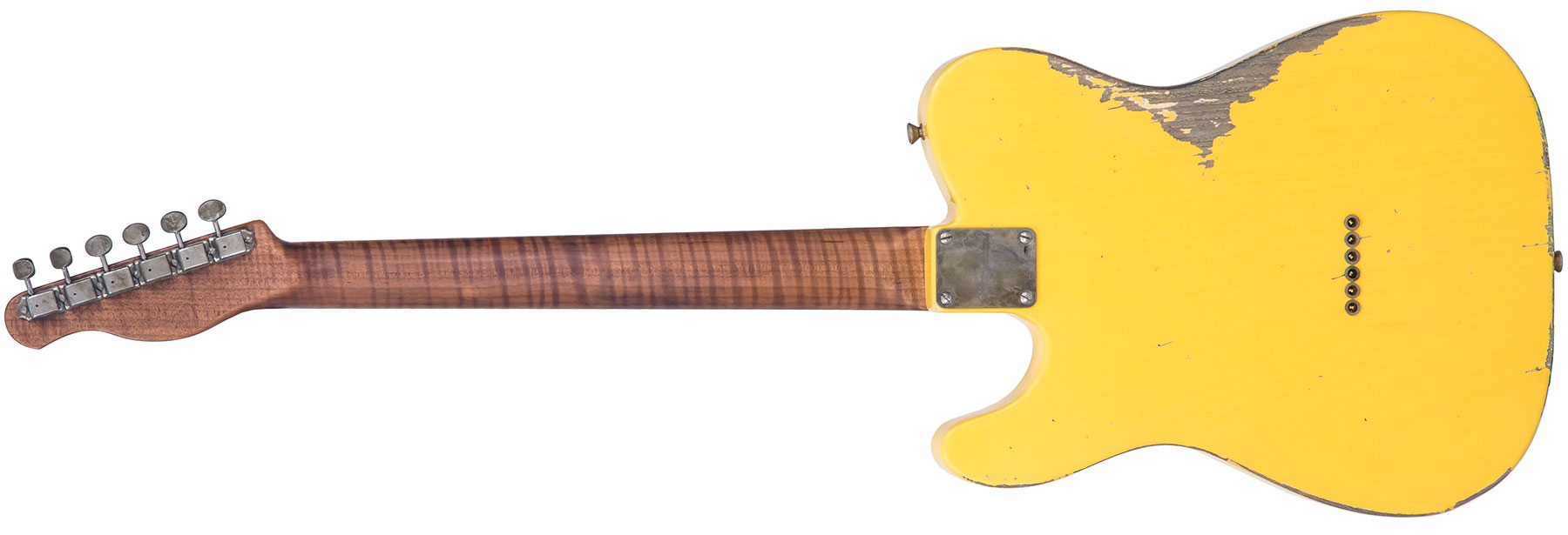Xotic Xtc-1 Ash Master Grade California Class 2s Mn #1943 - Super Heavy Aging Butterscotch - Guitarra eléctrica con forma de tel - Variation 1