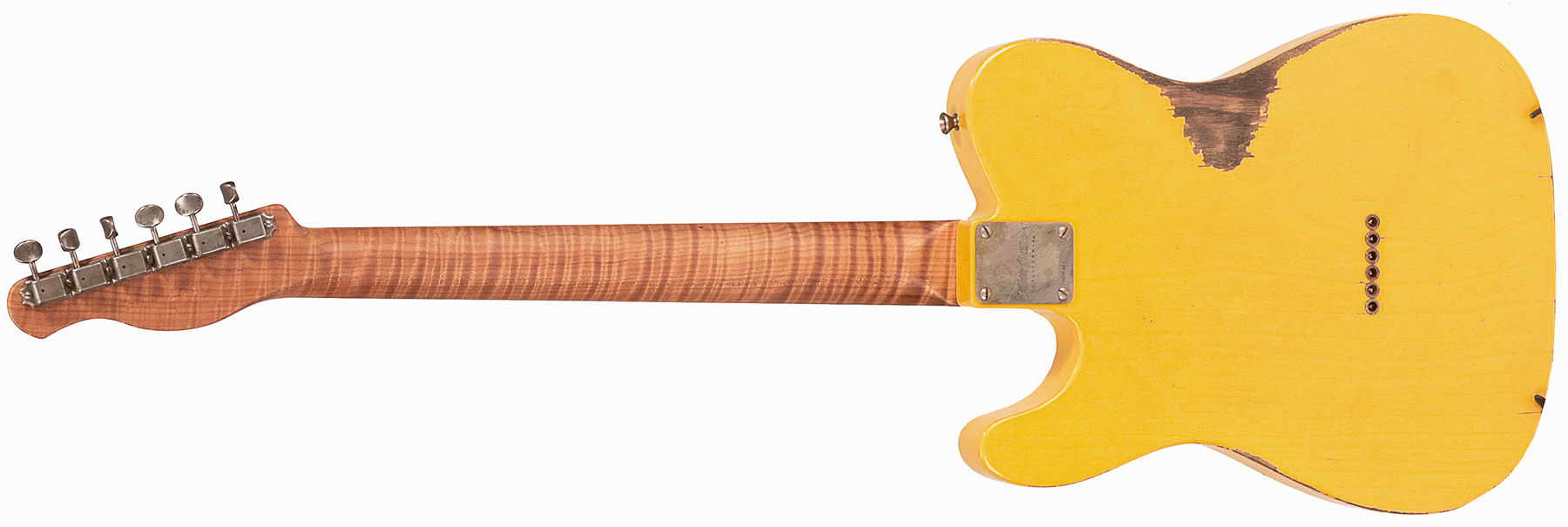 Xotic Xtc-1 Ash California Class 2s Mn #1619 - Heavy Aging Butterscotch - Guitarra eléctrica con forma de tel - Variation 1
