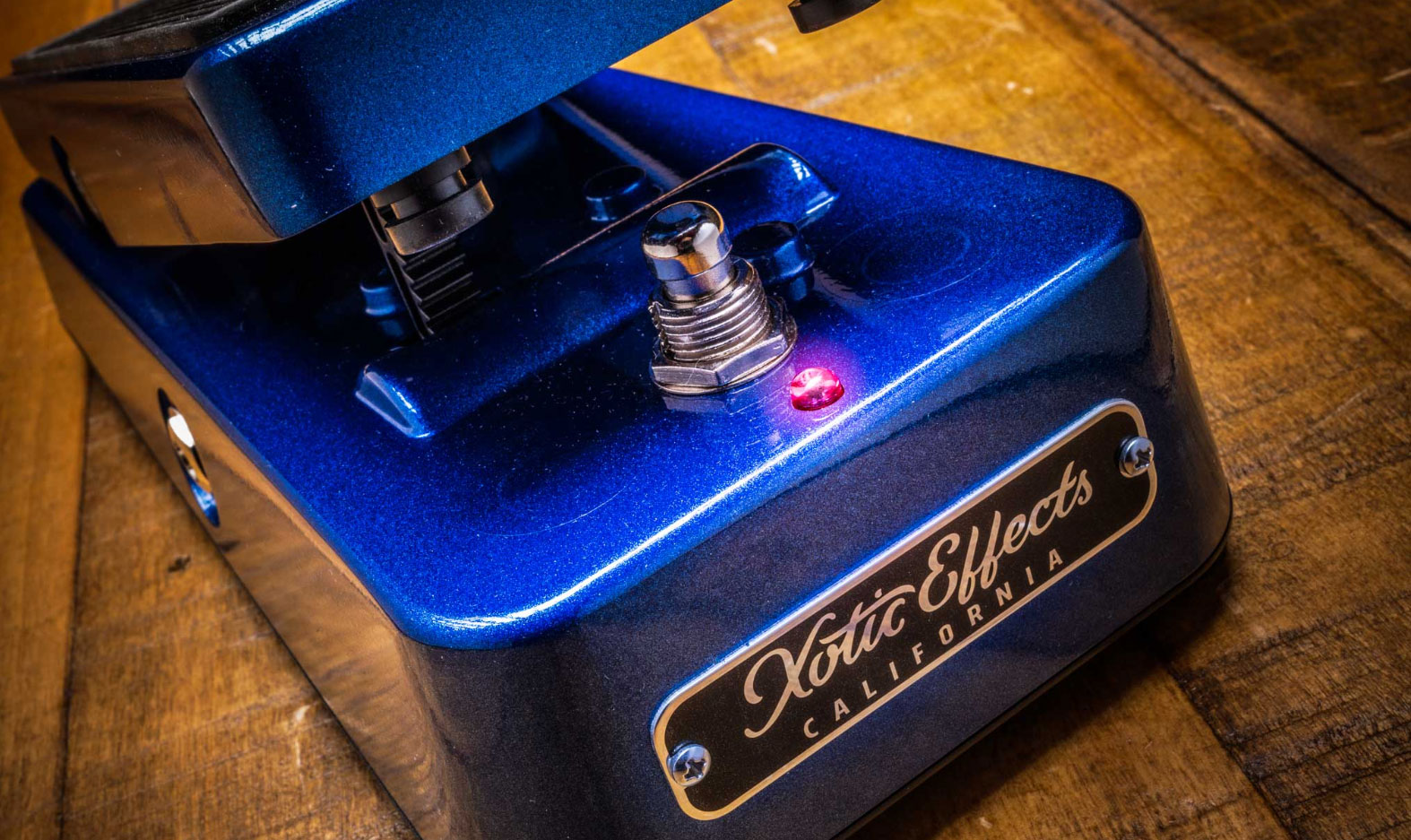 Xotic Xw-2 Wah Ltd Metallic Blue - Pedal wah / filtro - Variation 4