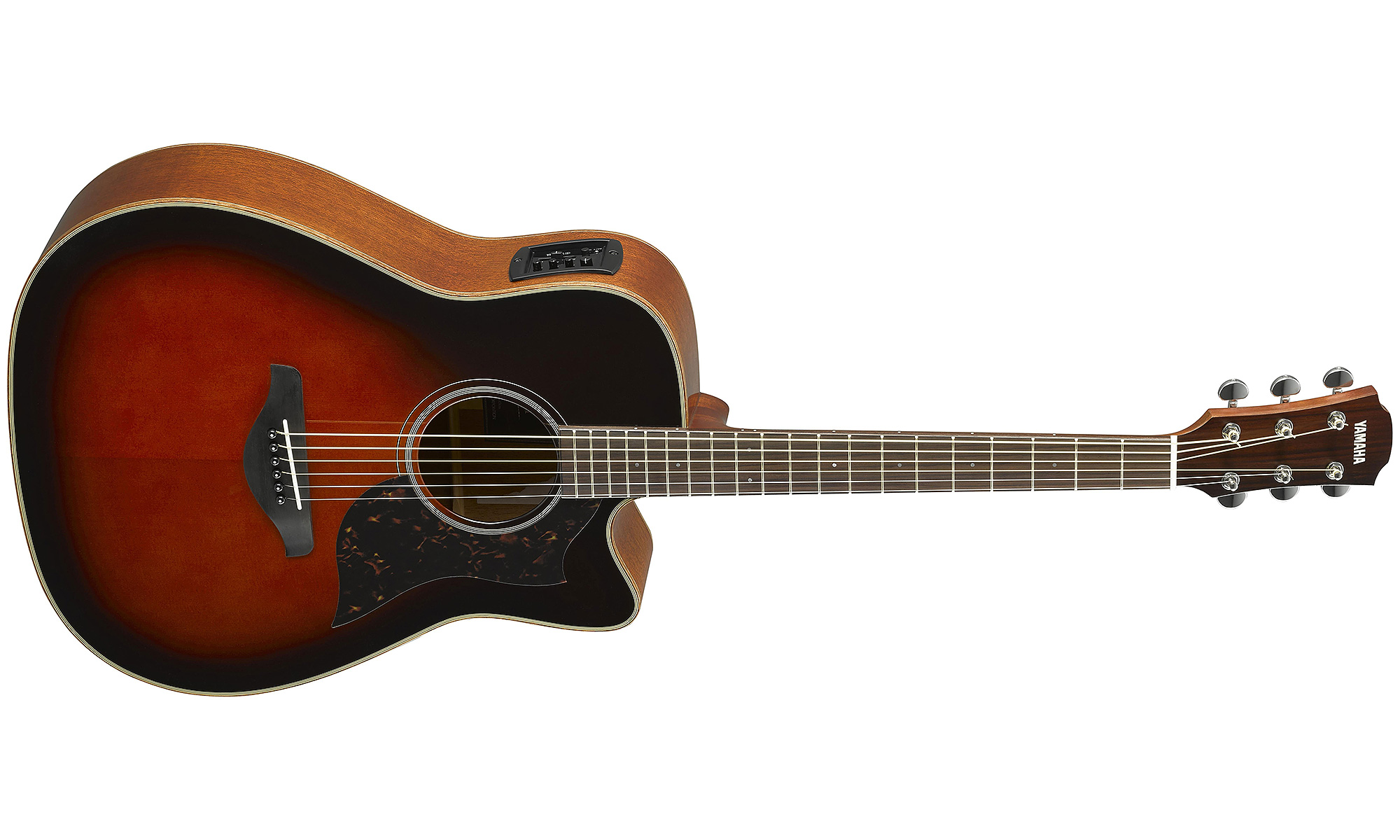 Yamaha A1m Ii Tbs Dreadnought Cw Epicea Acajou 2017 - Tobacco Brown Sunburst - Guitarra electro acustica - Variation 1