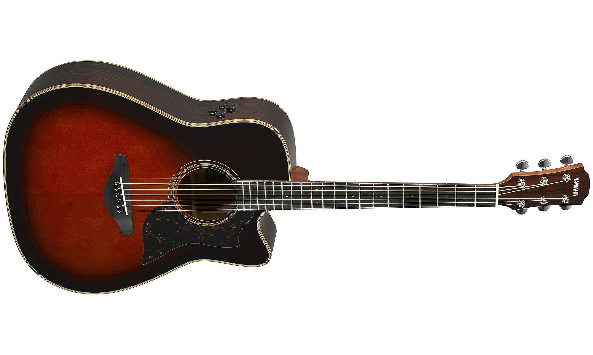 Yamaha A3r Are Tbs Dreadnought Cw Epicea Palissandre 2017 - Tobacco Brown Sunburst - Guitarra electro acustica - Variation 1