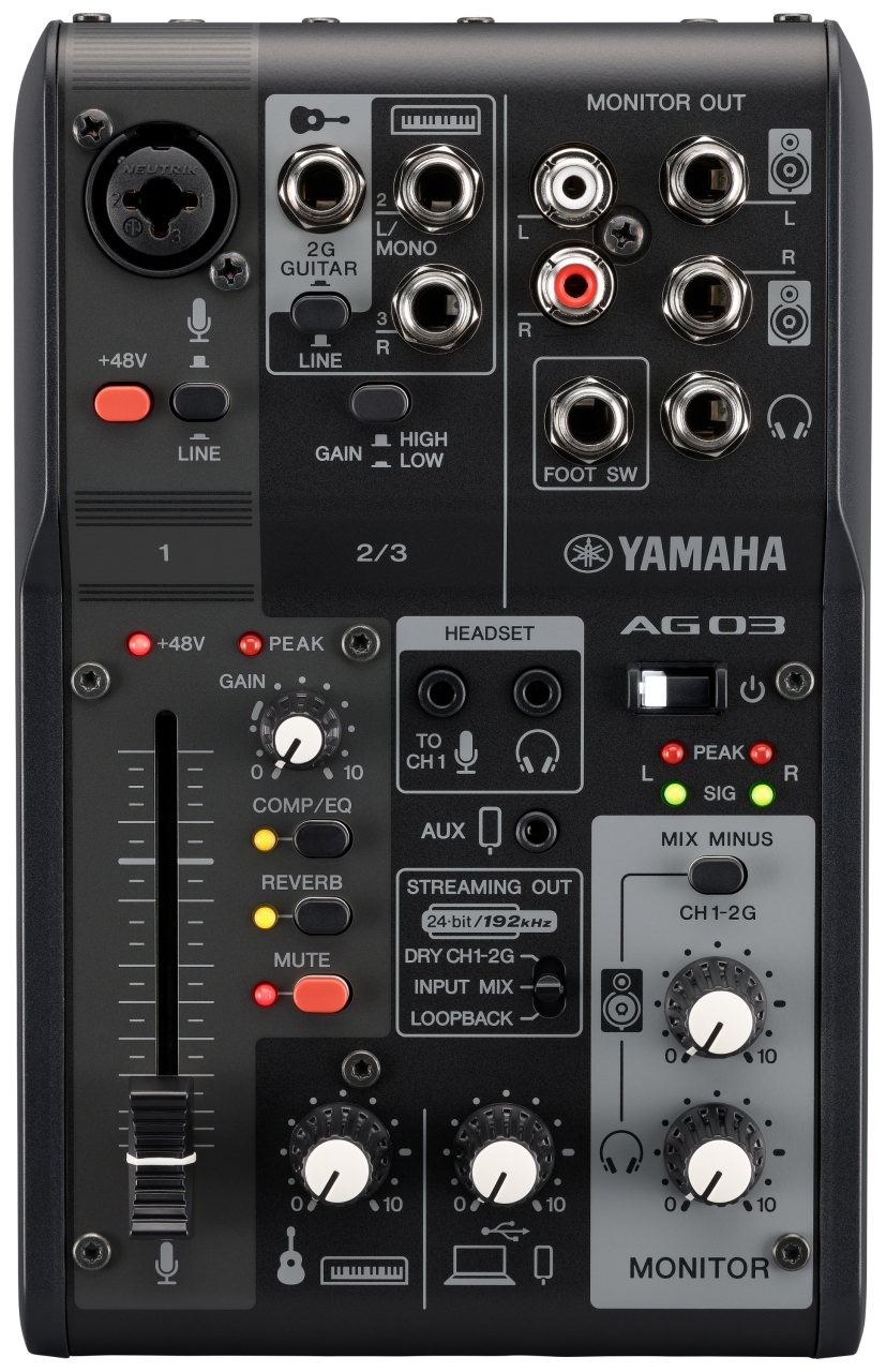 Yamaha Ag03mk2 B - Mesa de mezcla analógica - Variation 2
