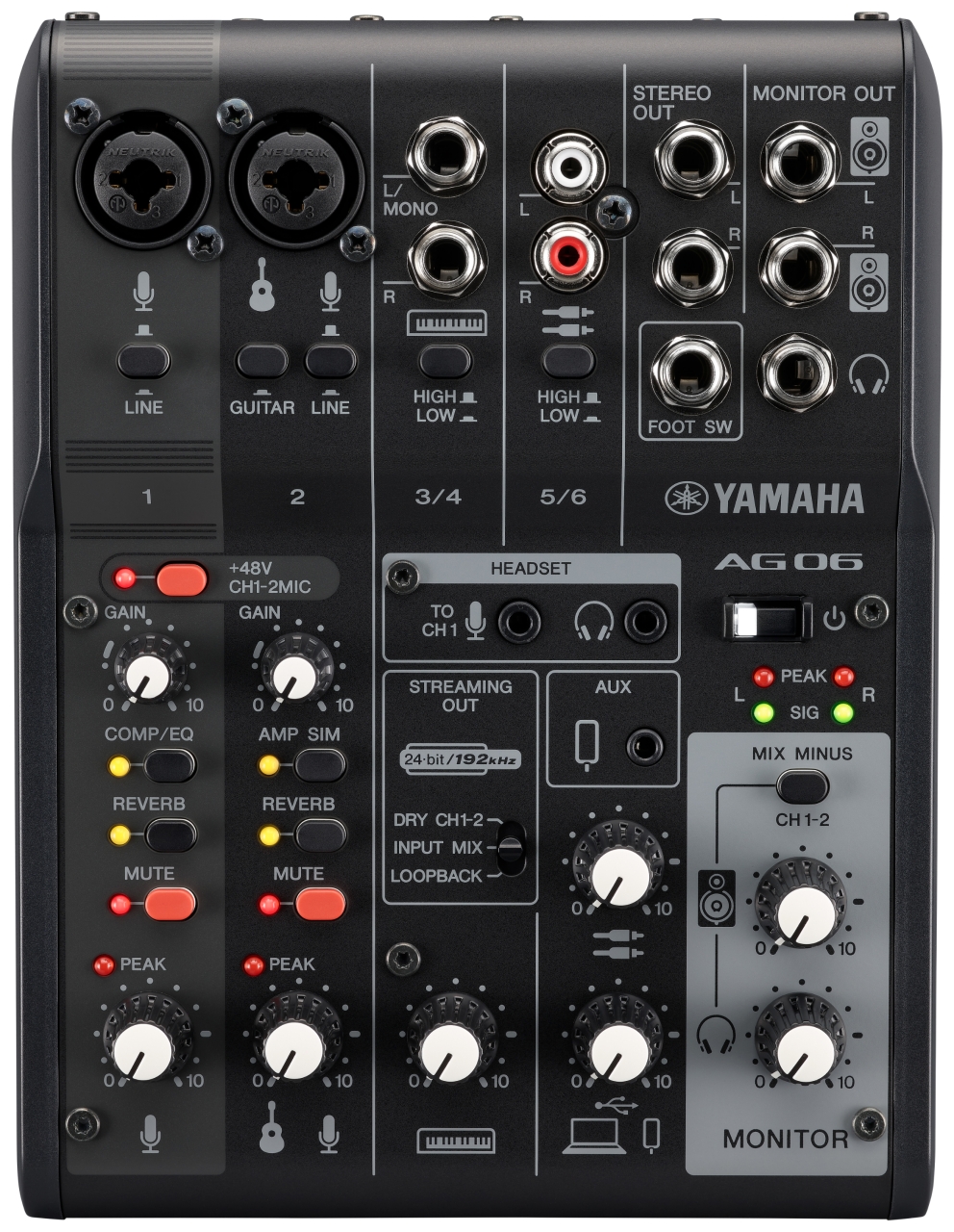 Yamaha Ag06 Mk2 - Mesa de mezcla analógica - Variation 1