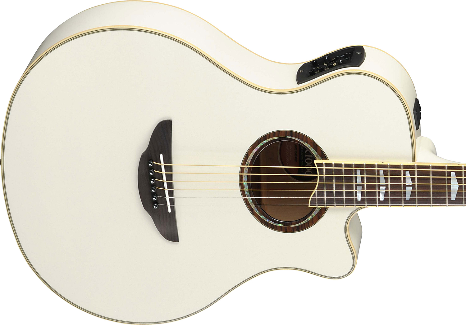 Yamaha Apx1000 Pearl White - Pearl White - Guitarra electro acustica - Variation 2