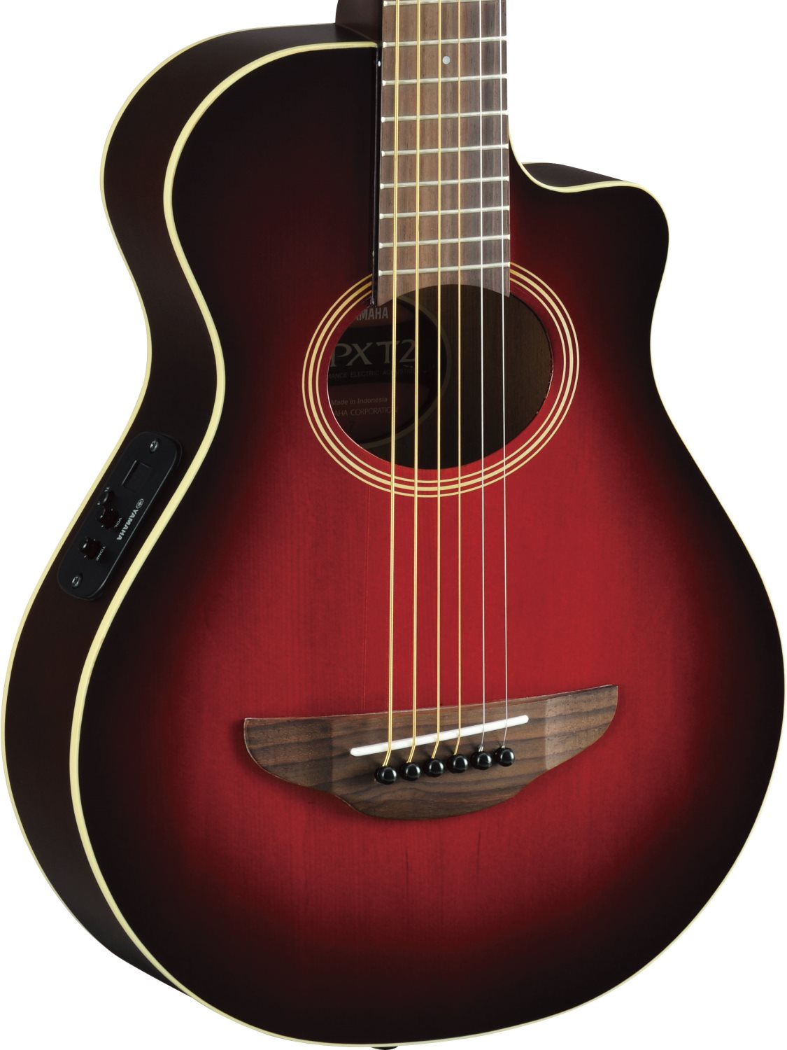 Yamaha Apxt2 - Dark Red Burst - Guitarra acústica de viaje - Variation 2