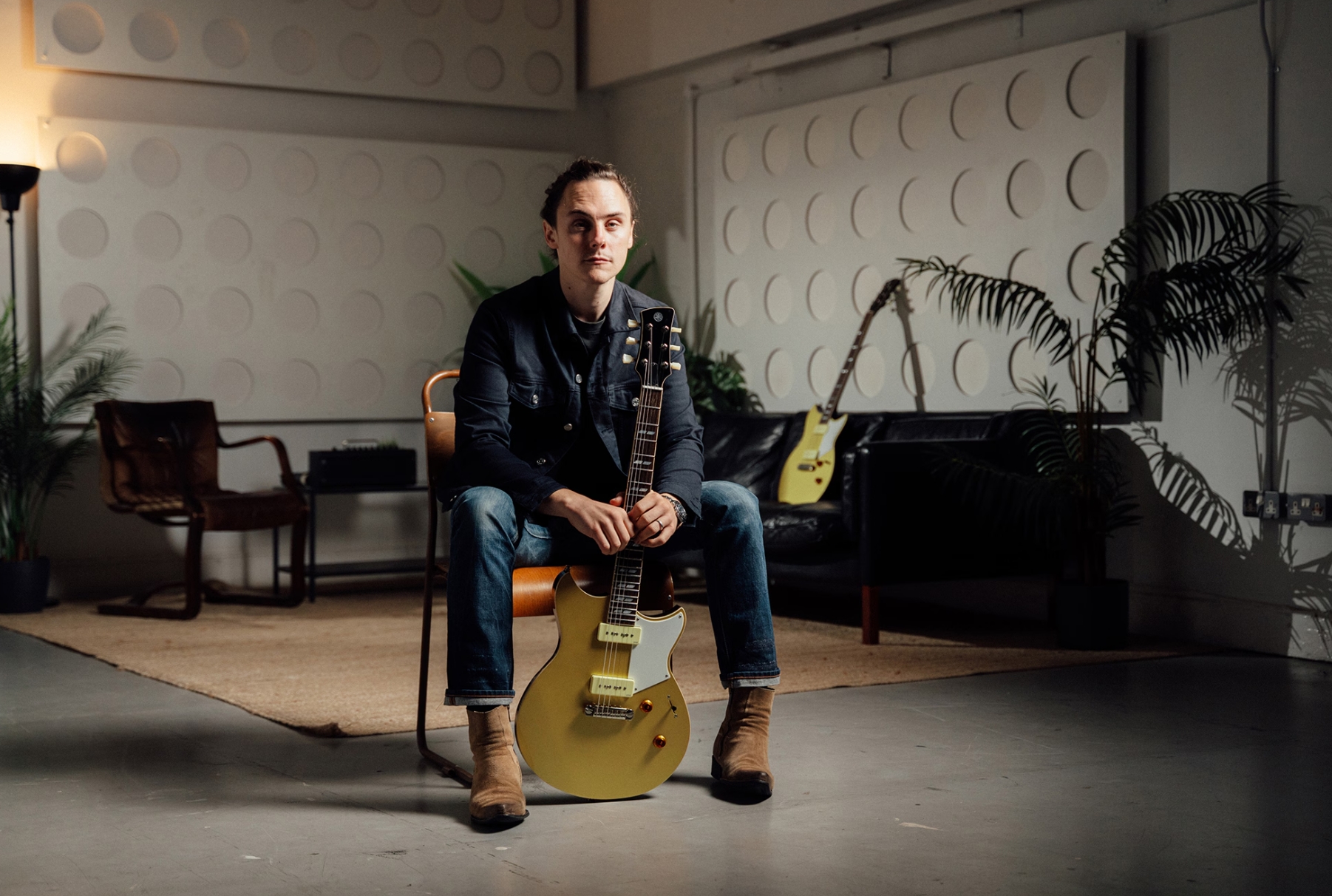 Yamaha Chris Buck Rs02cb Revstar Signature 2p90 Ht Rw - Honey Gold - Guitarra eléctrica de doble corte - Variation 6