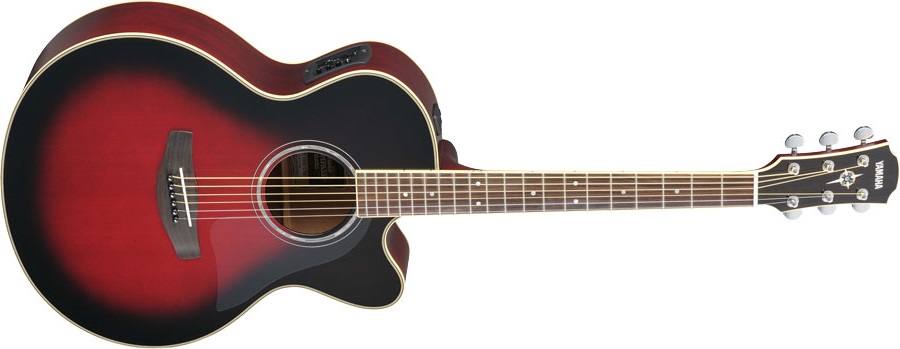 Yamaha Cpx700ii - Dusk Sun Red - Guitarra electro acustica - Variation 1