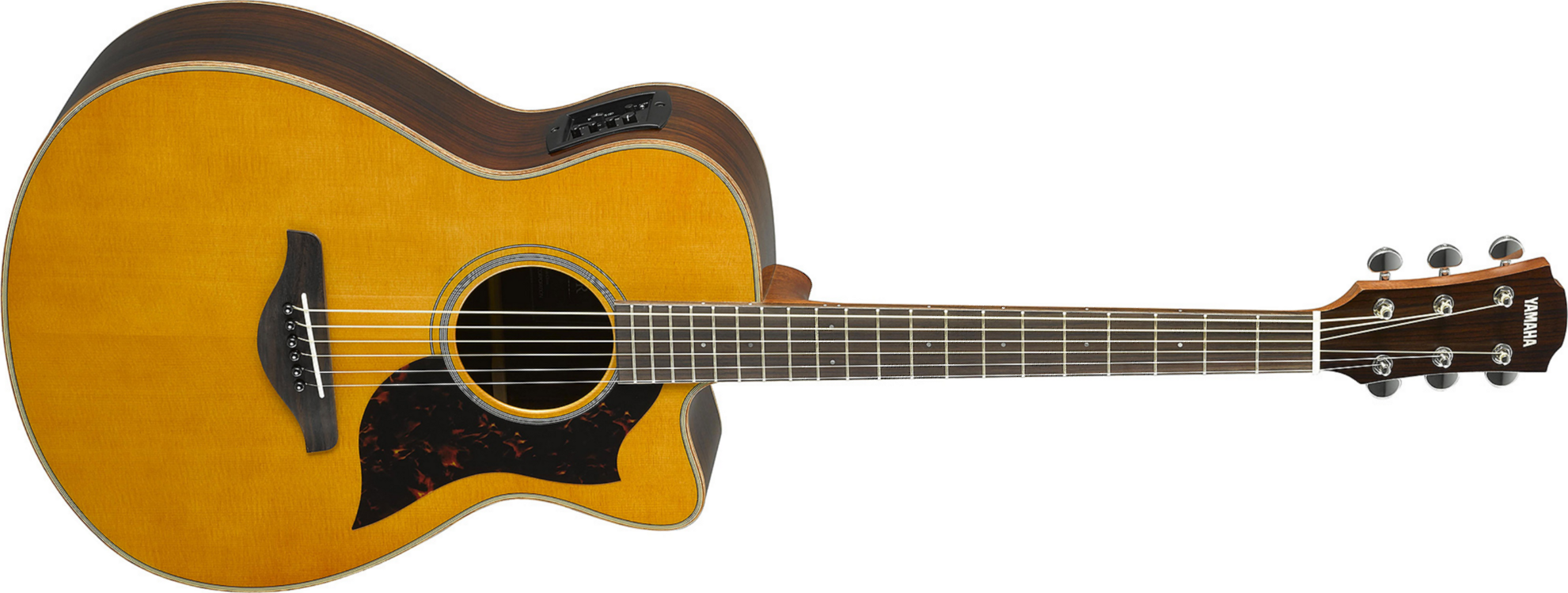 Yamaha Ac1r Ii Vn Concert Cw Epicea Palissandre 2017 - Vintage Natural - Guitarra electro acustica - Main picture