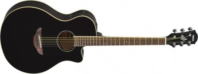 Yamaha Apx600 - Black - Guitarra electro acustica - Main picture