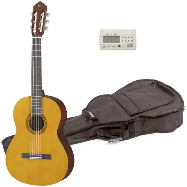 Pack guitarra clásica Yamaha CS40 3/4 + housse + accordeur - Natural