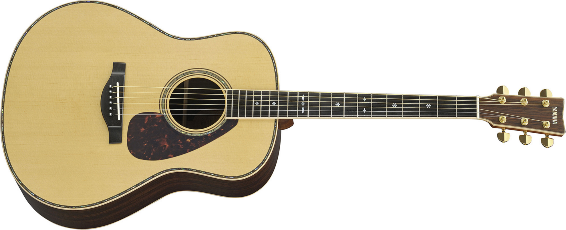 Yamaha Custom Shop Ll36 Are Japon Dreadnought Epicea Palissandre - Natural - Guitarra electro acustica - Main picture