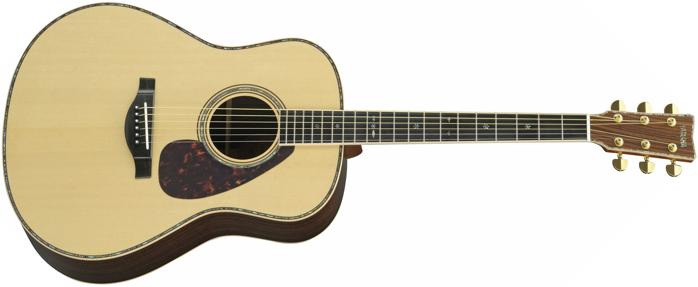 Yamaha Custom Shop Ll56 Areii Dreadnought Epicea Palissandre Eb - Natural - Guitarra electro acustica - Main picture