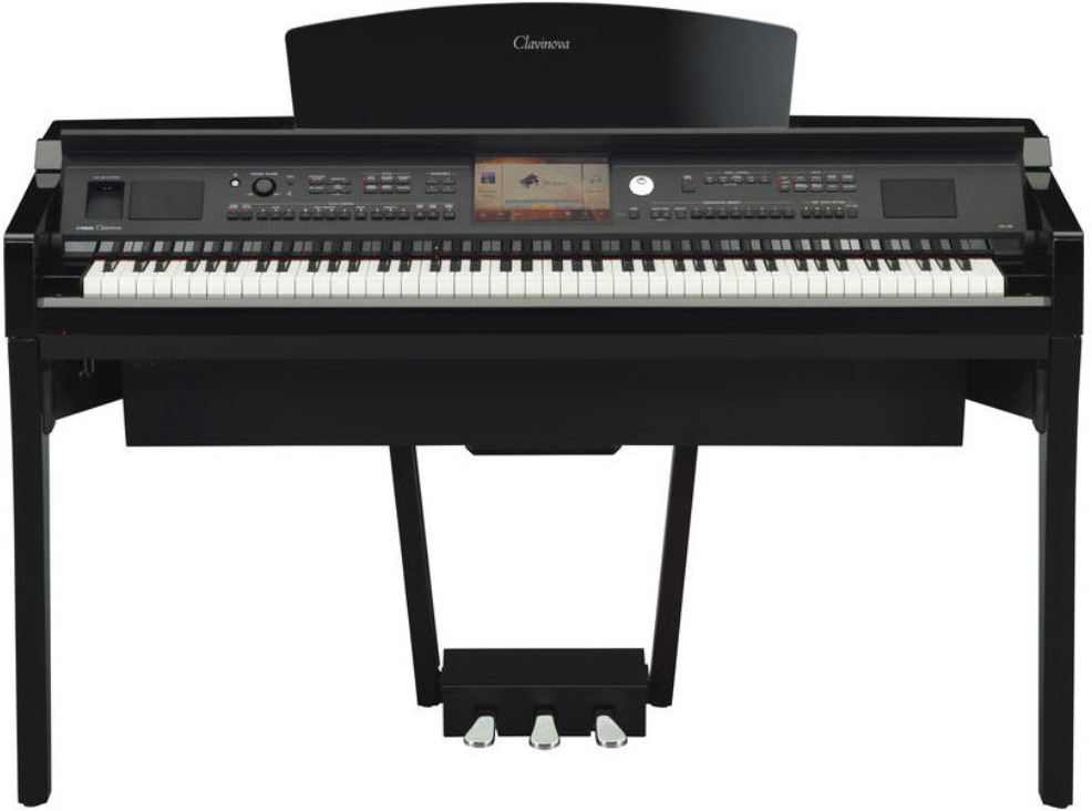 Yamaha Cvp-709pe - Laqué Noir - Piano digital con mueble - Main picture