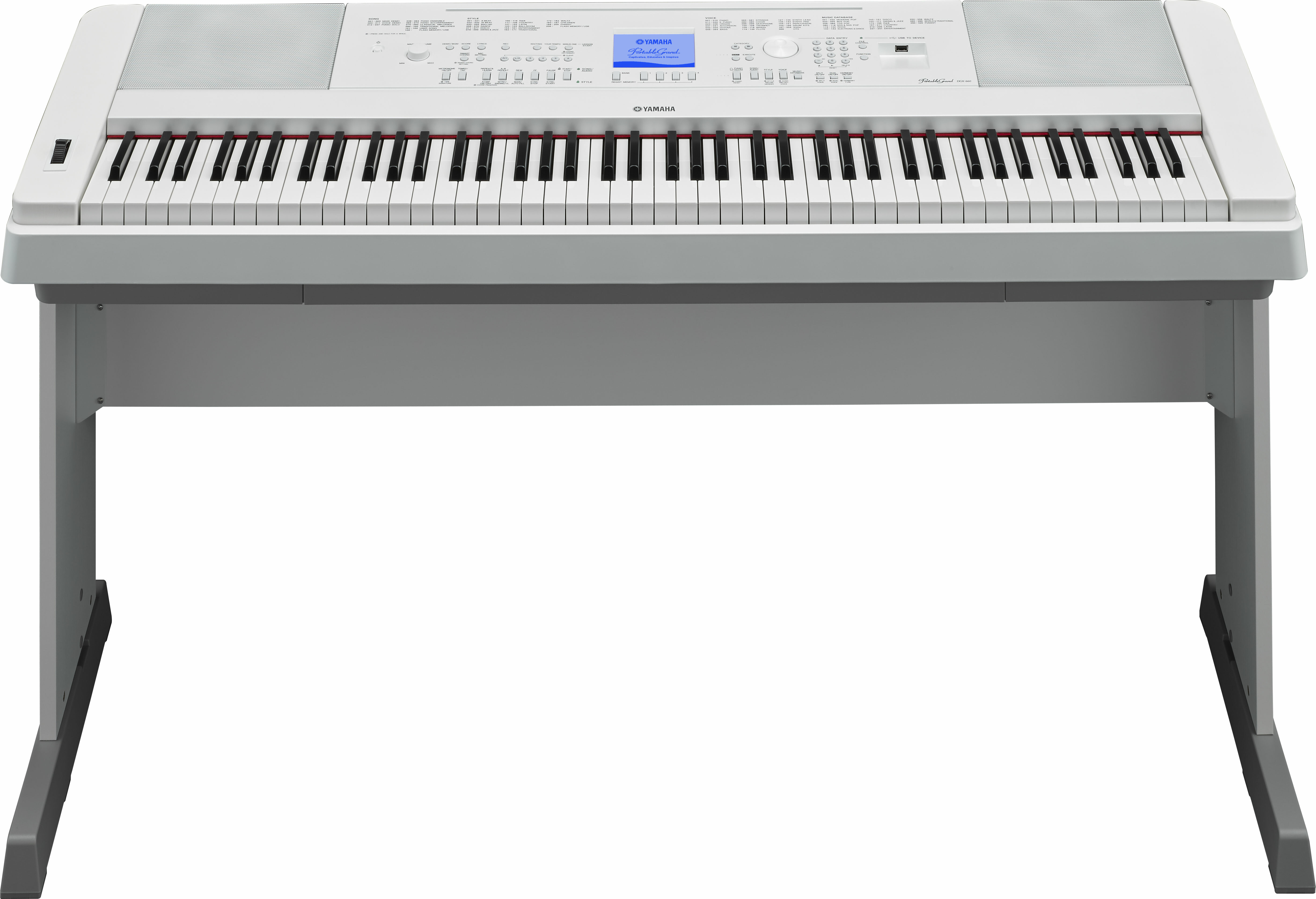 Yamaha Dgx-660 - White - Piano digital con mueble - Main picture