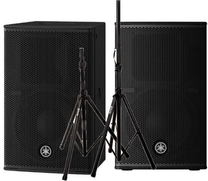 Pack sonorización Yamaha DHR10 + XH 6310 Pied Enceinte Paire + Sac