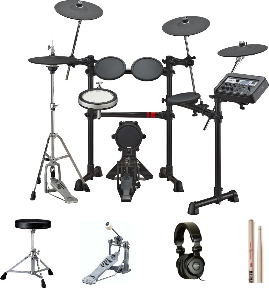 Yamaha Dtx6k2-x Bundle Complet - X-hp1 + Ds550u + Fp2710a + Vic5a - Drum Promo Set - Main picture