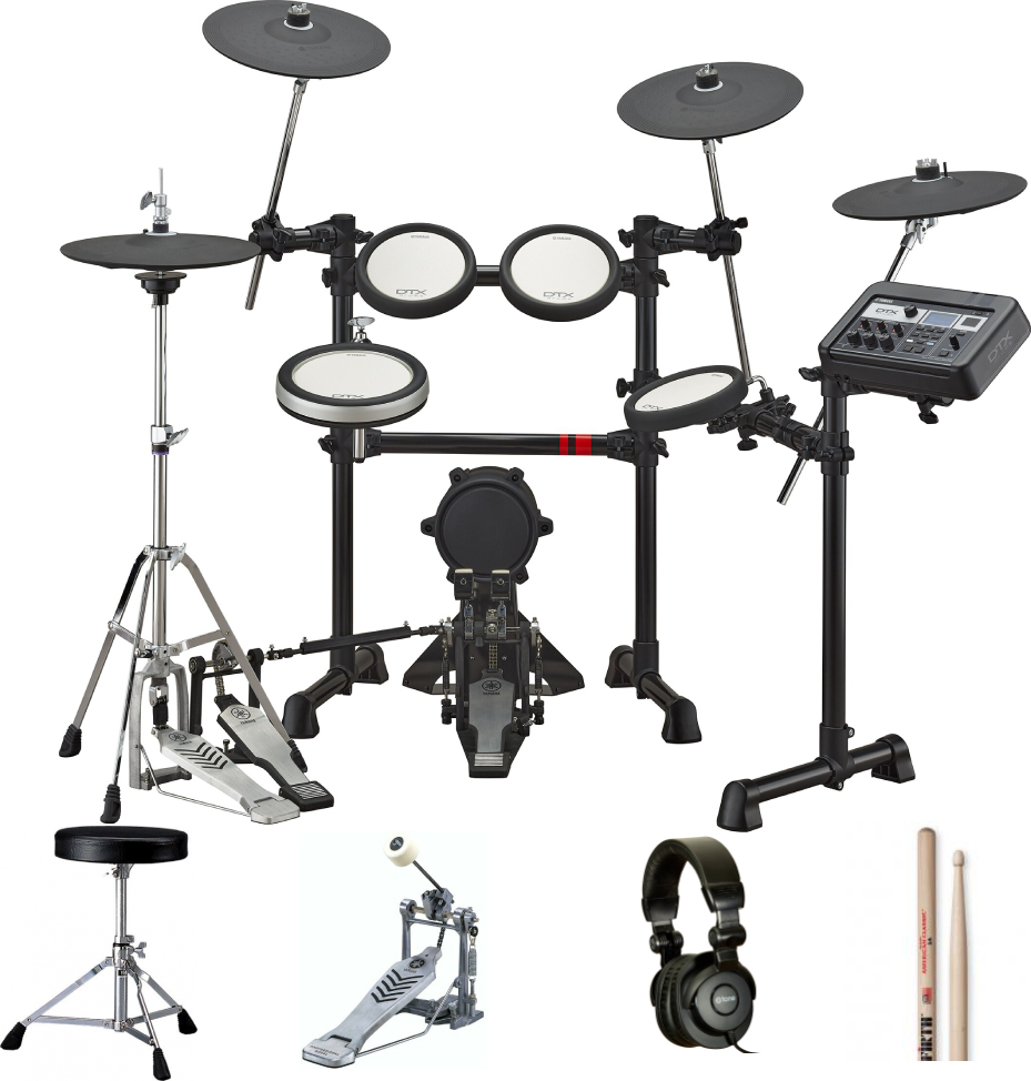 Yamaha Dtx6k3-x Bundle Complet - X-hp1 + Ds550u + Fp2710a + Vic5a - Batería electrónica completa - Main picture
