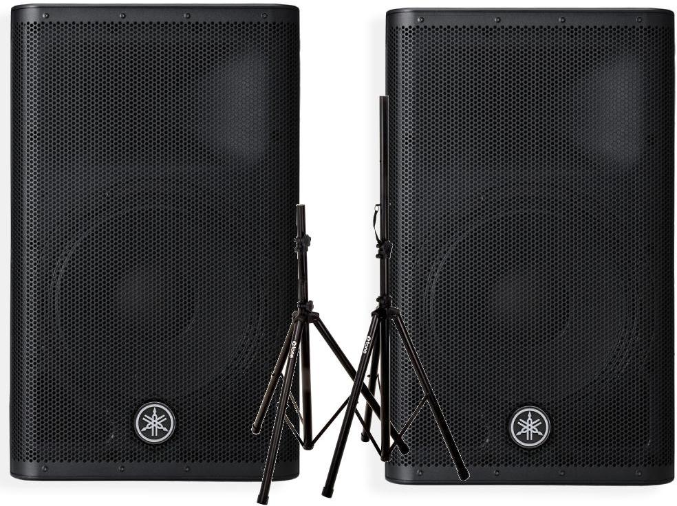 Pack sonorización Yamaha DXR12MKII(paire)+ XH 6310 Pied Enceinte Paire + Sac