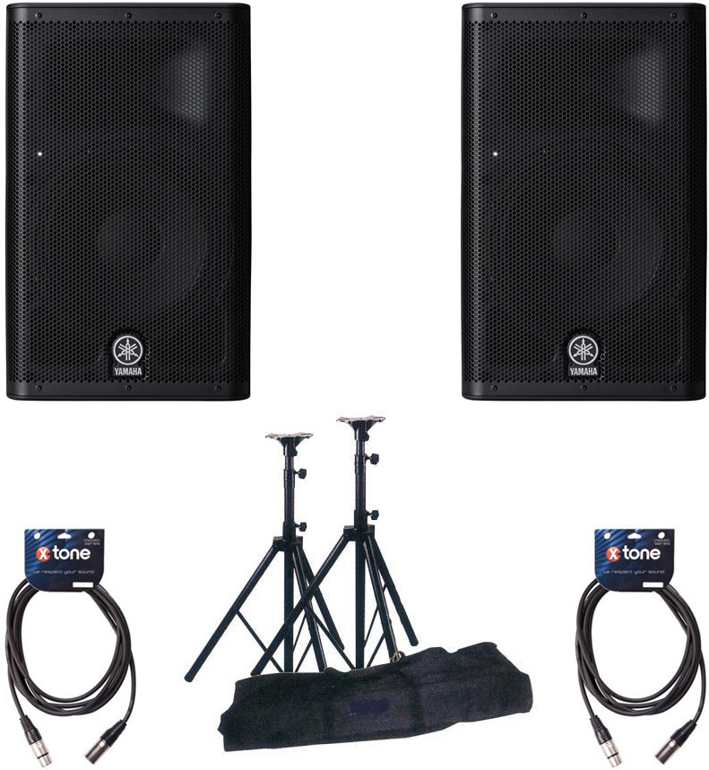 Yamaha Dxr8 X2 + Pieds D'enceintes + CÂble Xlr 6m - Pack sonorización - Main picture