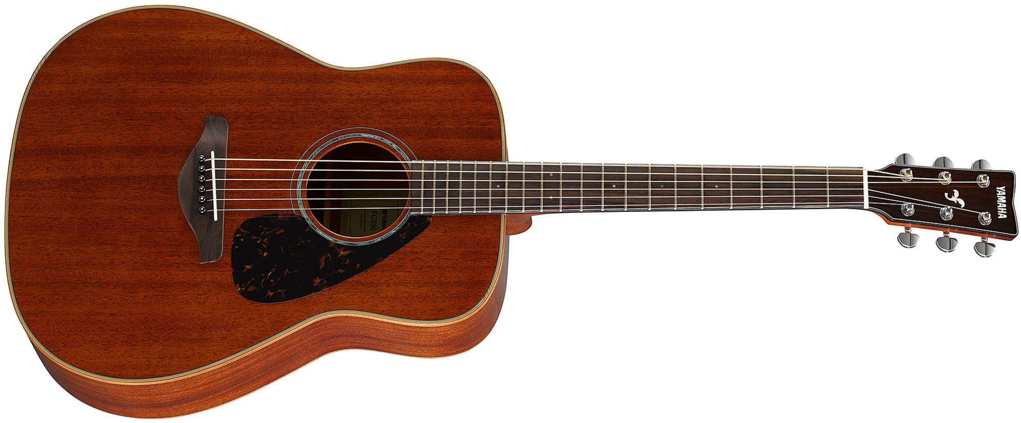 Yamaha Fg850 Nt Dreadnought Tout Acajou 2016 - Natural Gloss - Guitarra acústica & electro - Main picture